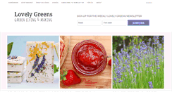 Desktop Screenshot of lovelygreens.com